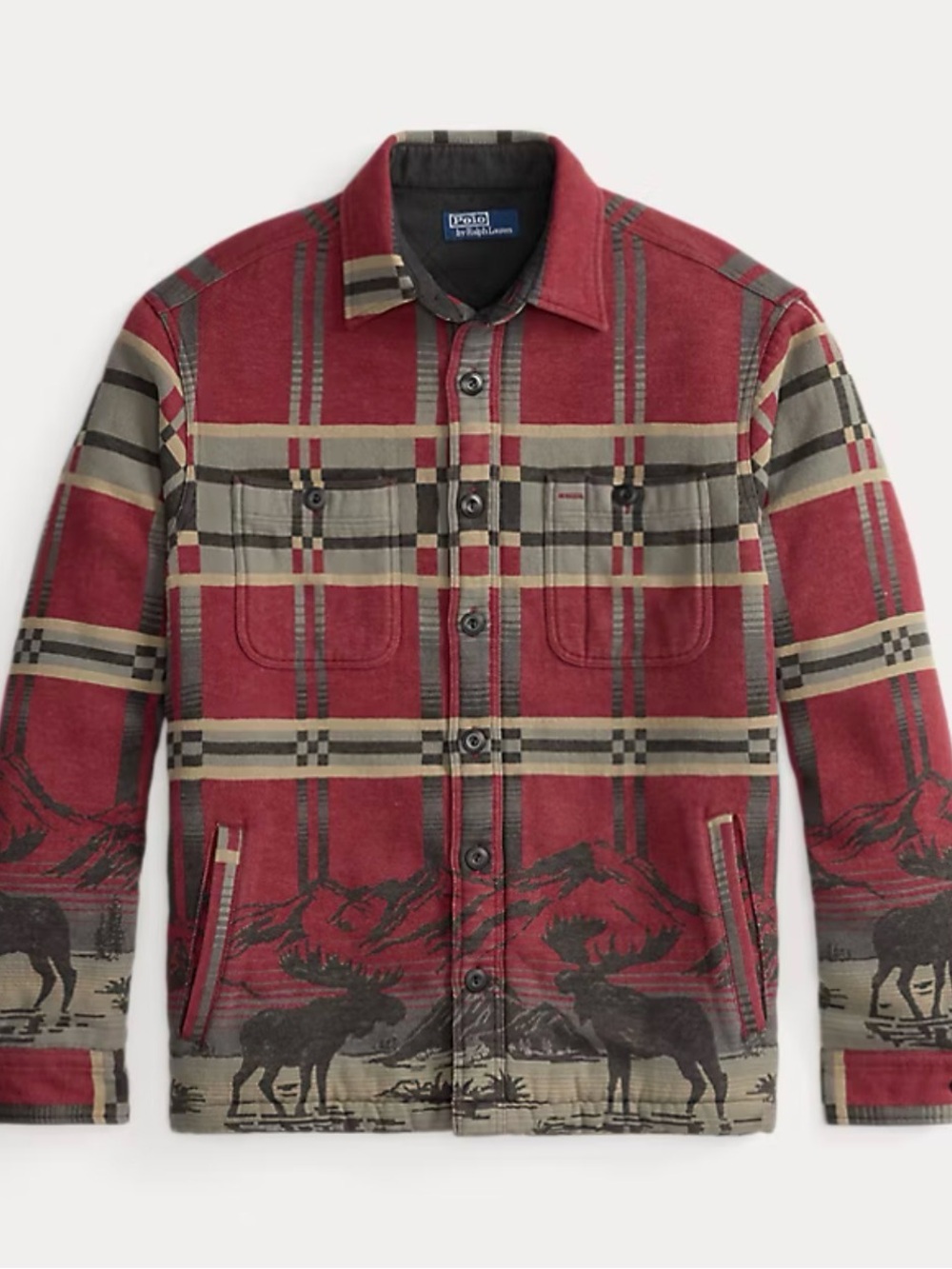 Polo Ralph Lauren Classic Fit Jacquard Flannel Workshirt